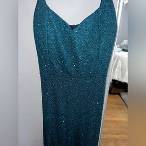 Glittery Navy Windsor Prom Dress